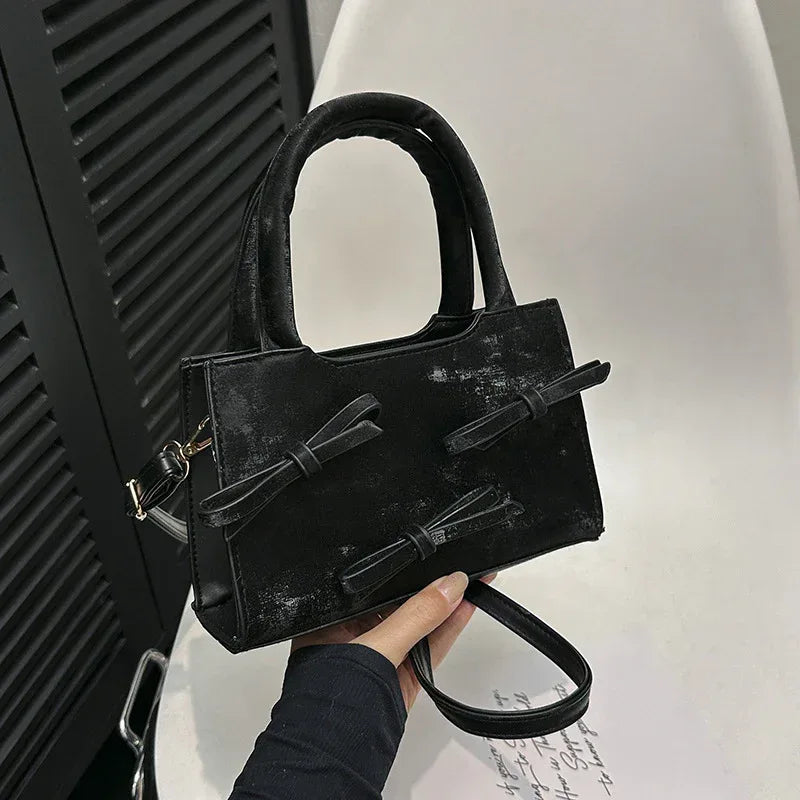 Bowknot Portable Square Bag - Viexta
