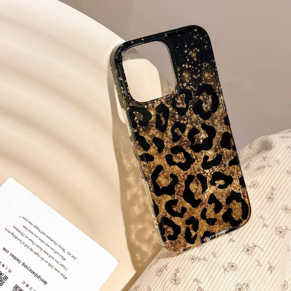 Leopard Print Drop-resistant iPhone Case - Viexta