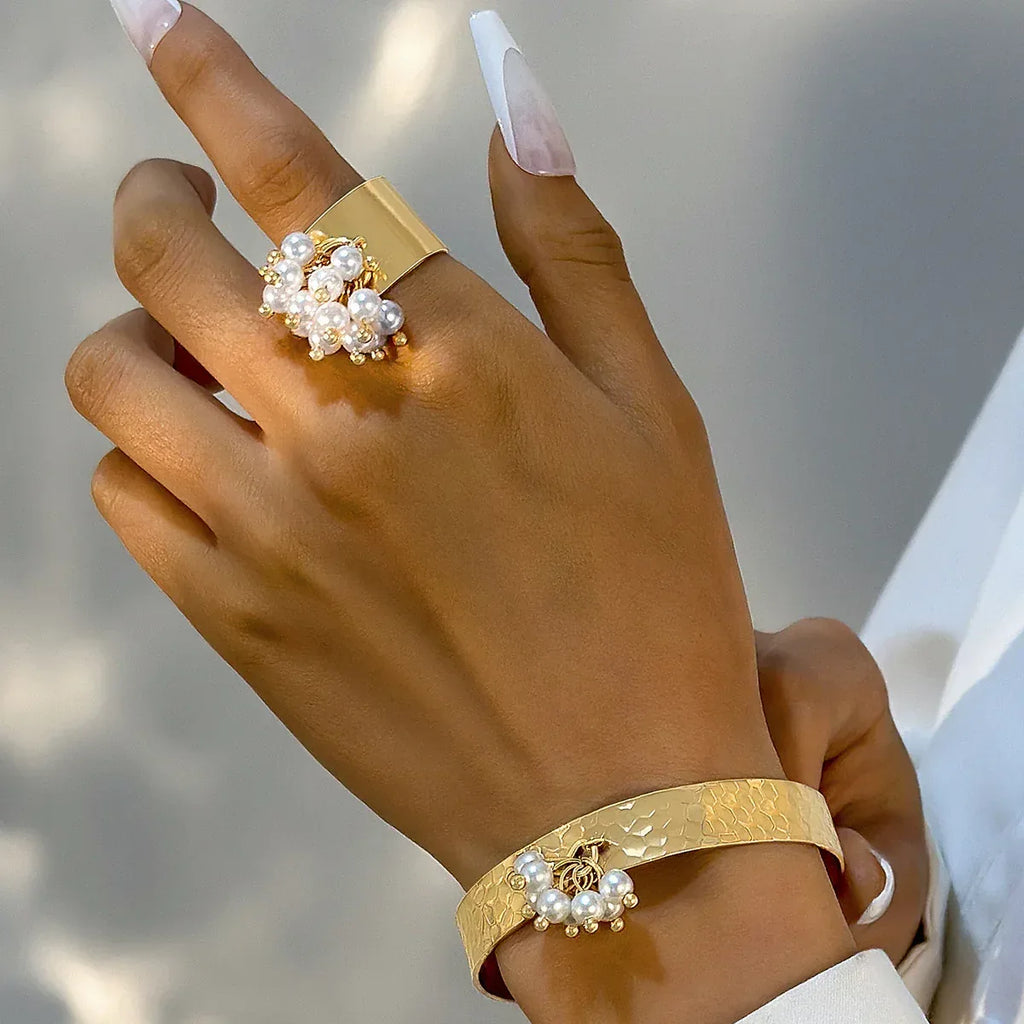 Dainty Open-ended Ring with Bracelet - Viexta