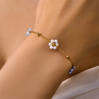 Women's Korean-style Fresh Flower Pearl Bracelet - Viexta