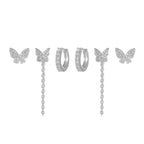6piece Niche Stud Earrings - Viexta