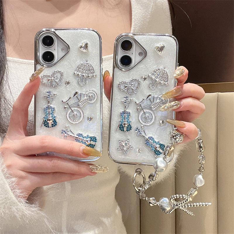Epoxy Stereo Guitar Heart iPhone Case - Viexta