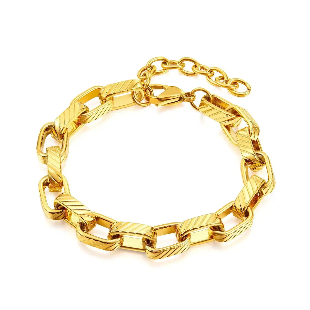 Stainless Steel Twill Unisex Bracelet - Viexta