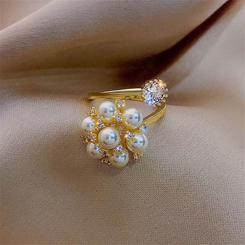 pearl-rhinestone-ring - Viexta