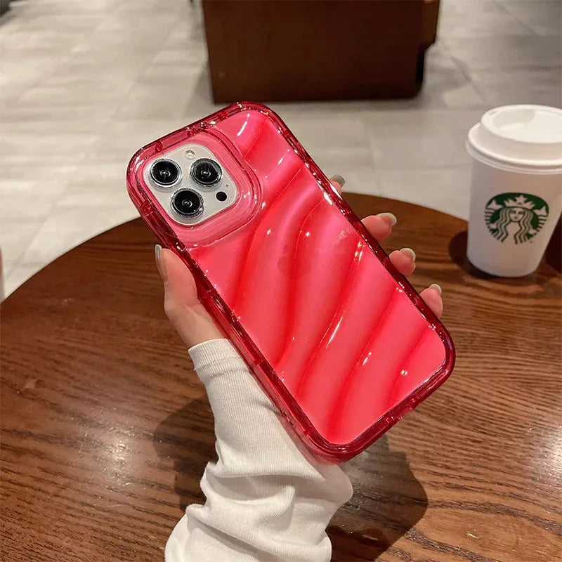 Water Ripple Transparent Drop-resistant Protective Cover for IPhone - Viexta