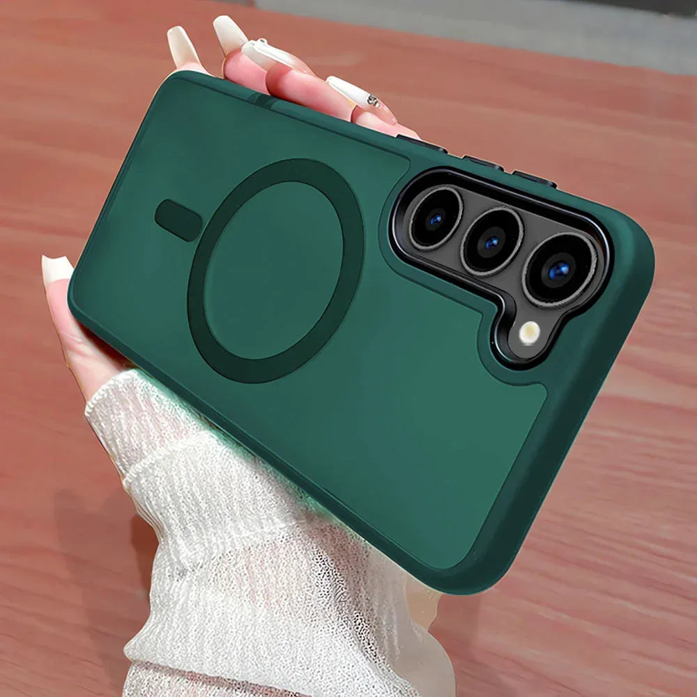 magnetic-absorbing-matte-samsung-phone-case - Viexta
