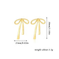 Lightweight Bow Earrings - Viexta