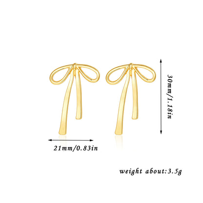 Lightweight Bow Earrings