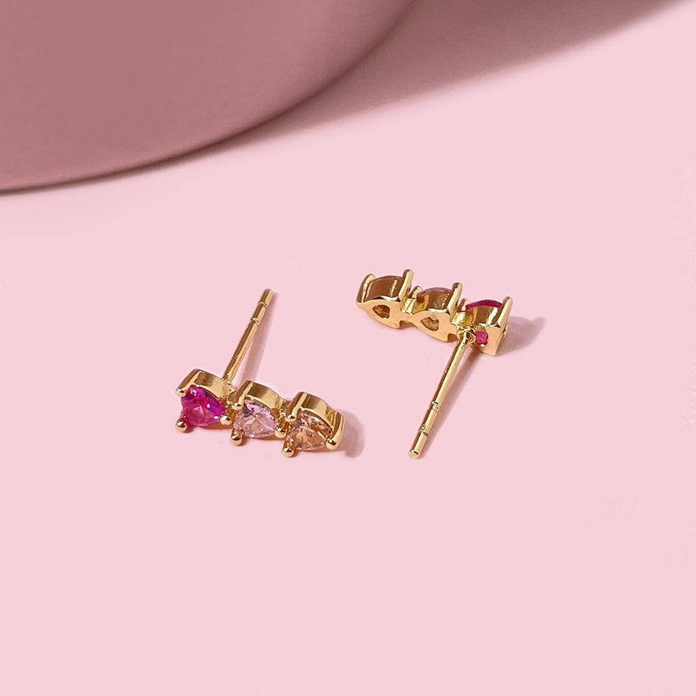 Gold Plated 18K Mini Studs