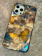 Water Ripple Laser Butterfly iPhone Case - Viexta