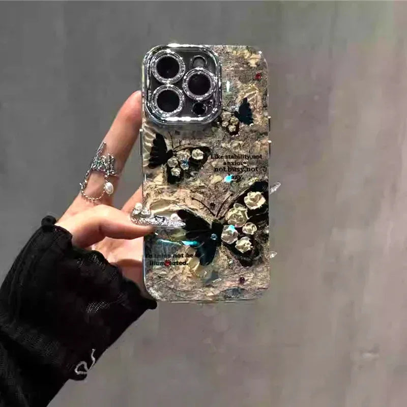 Retro Brown Butterflyi Phone Case - Viexta