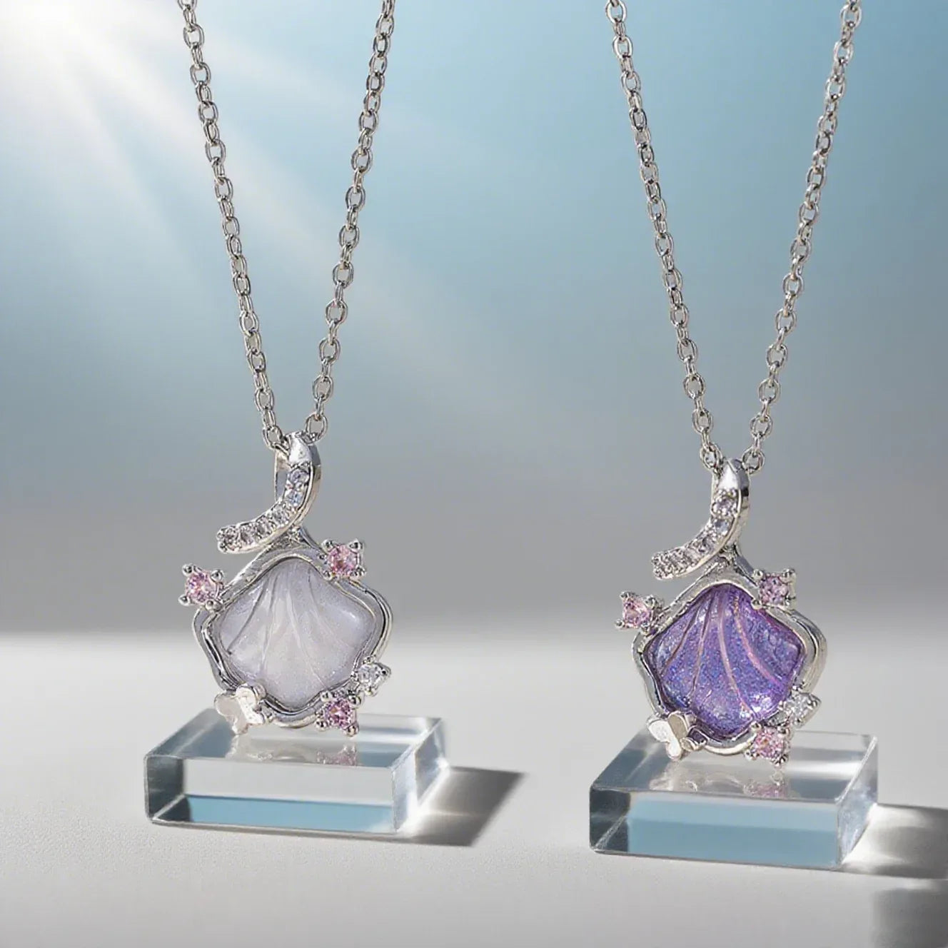 Shell Pendant Clavicle Chain - Viexta