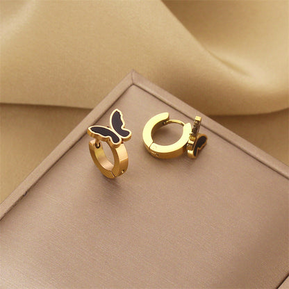 18k Trendy Hoops