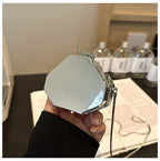 Mini Mirror Acrylic Dinner Chain Bag - Viexta