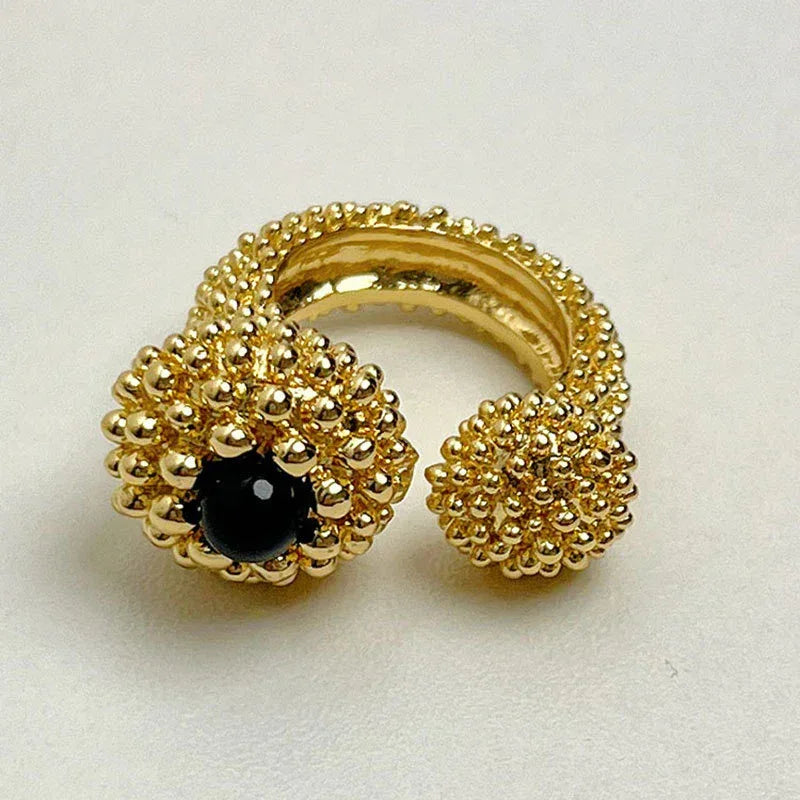 Black Agate Ring - Viexta