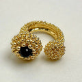 Black Agate Ring - Viexta