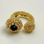 Black Agate Ring - Viexta