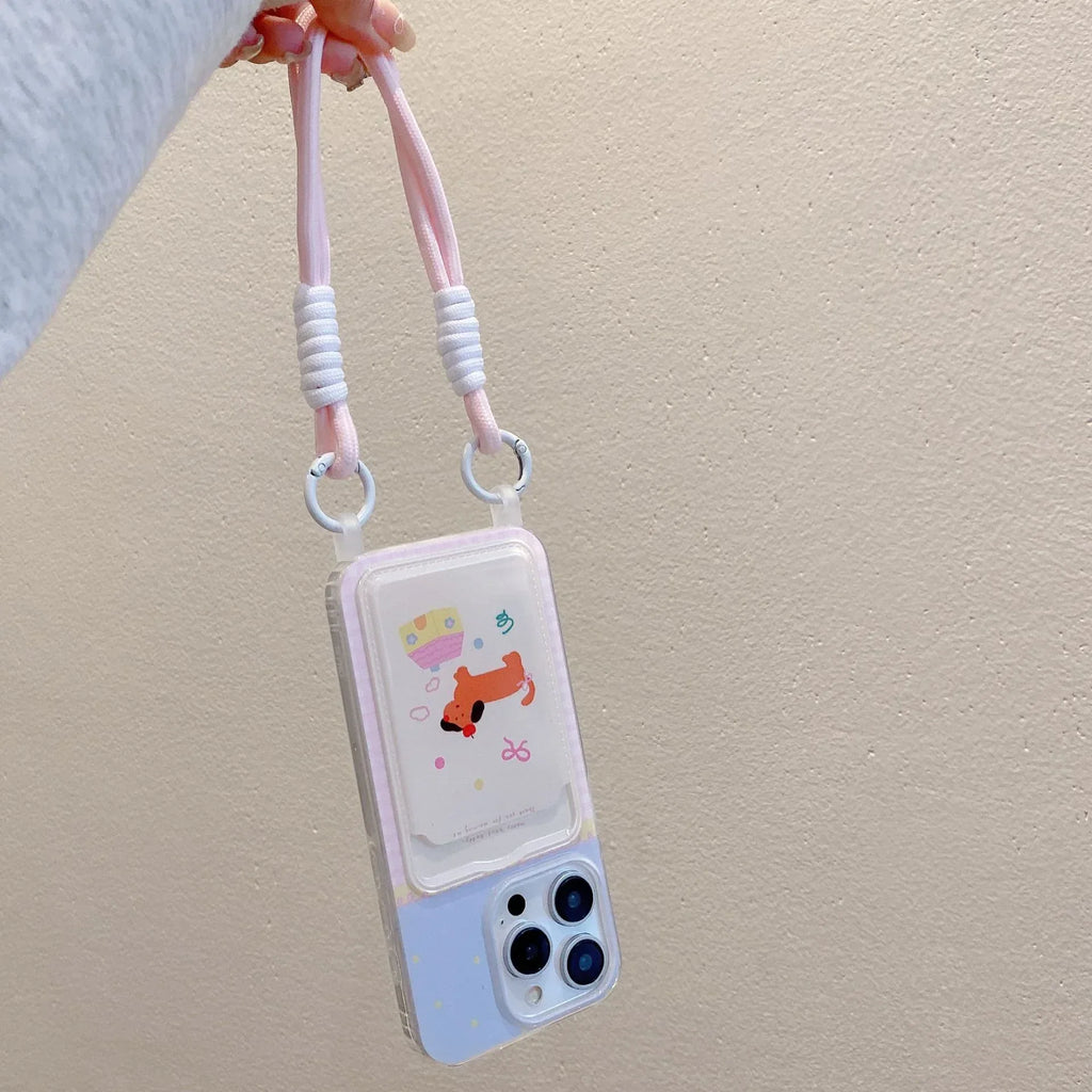 Cartoon Lanyard iPhone Case - Viexta