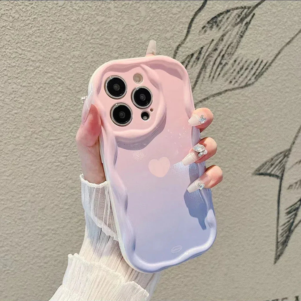 Gradient Love Edging iPhone Case - Viexta