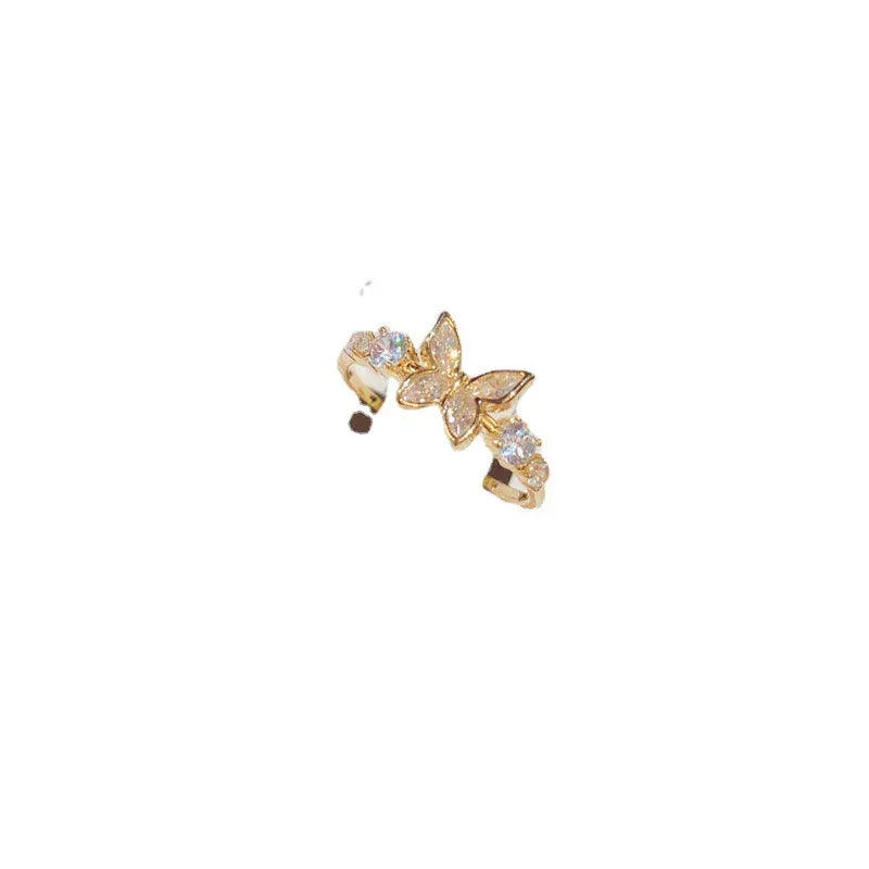 Diamond Mounted Butterfly Niche Ring - Viexta
