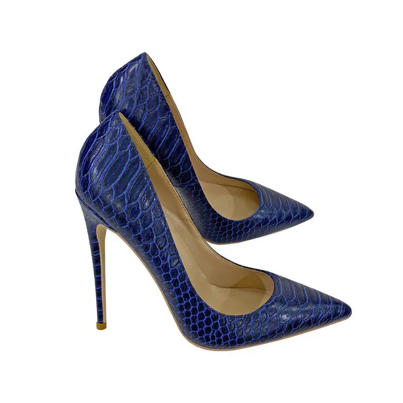 Pointed Toe Stiletto Heels - Viexta