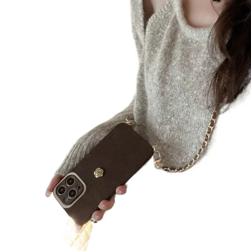 Maillard Classic Style Camellia iPhone Case - Viexta