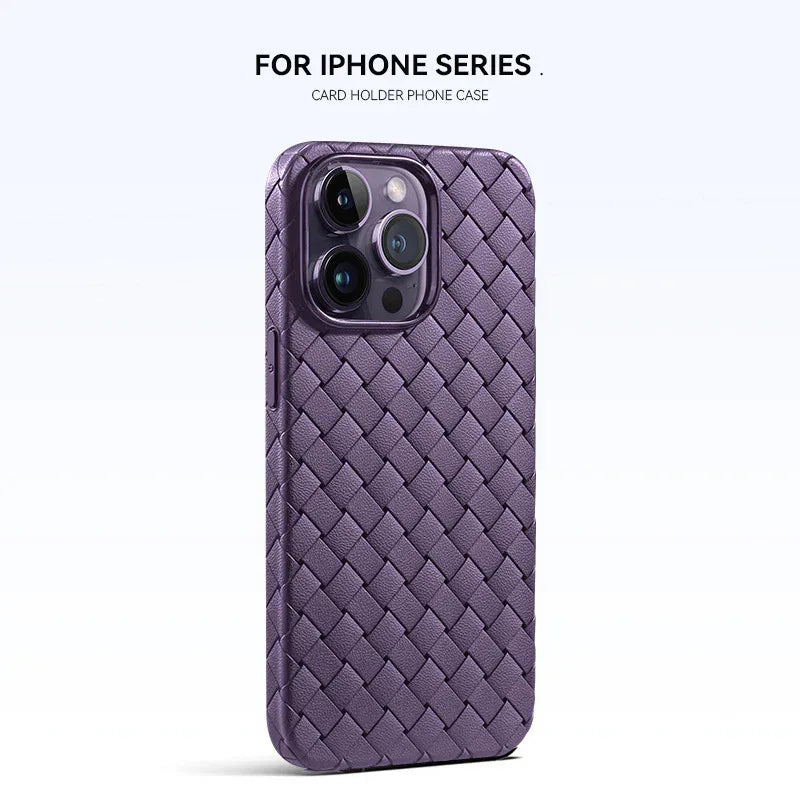 Woven Pattern Heat Dissipation resistant Protective Cover for IPhone - Viexta