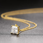 Zircon Micro-inlaid Necklace - Viexta