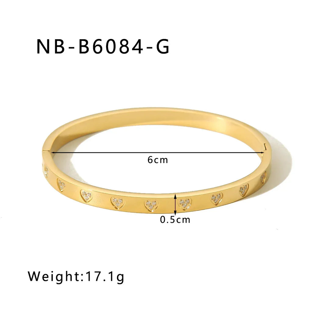 zircon-titanium-steel-electroplated-bracelet - Viexta