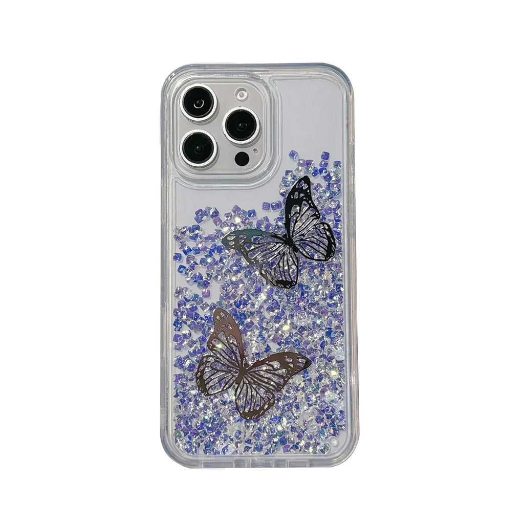 Quicksand Butterfly iPhone Case - Viexta