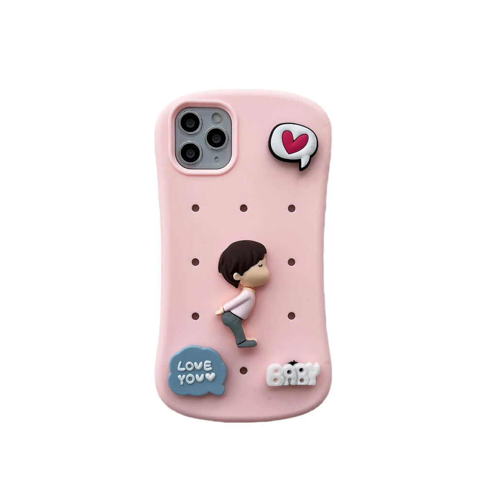 Couple Silicone Drop-resistant Heat Dissipation iPhone Case - Viexta