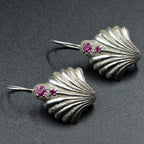 Alloy Shell Stud Earrings