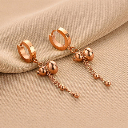 18k Trendy Hoops