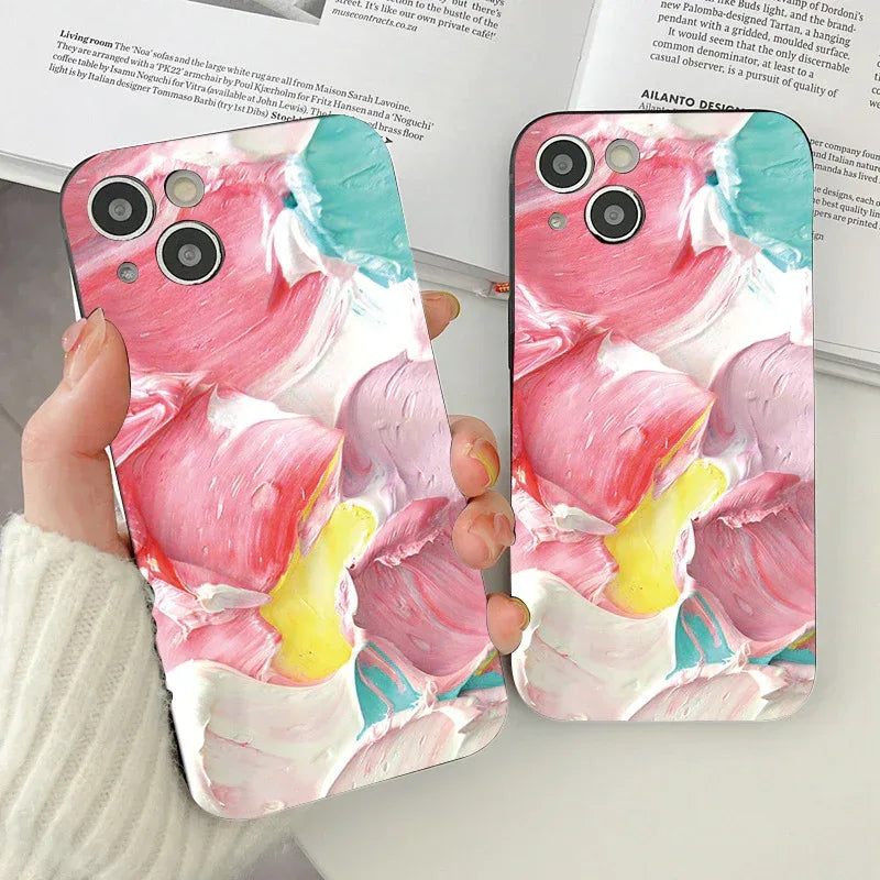Oil Painting Flowers iPhone Case - Viexta