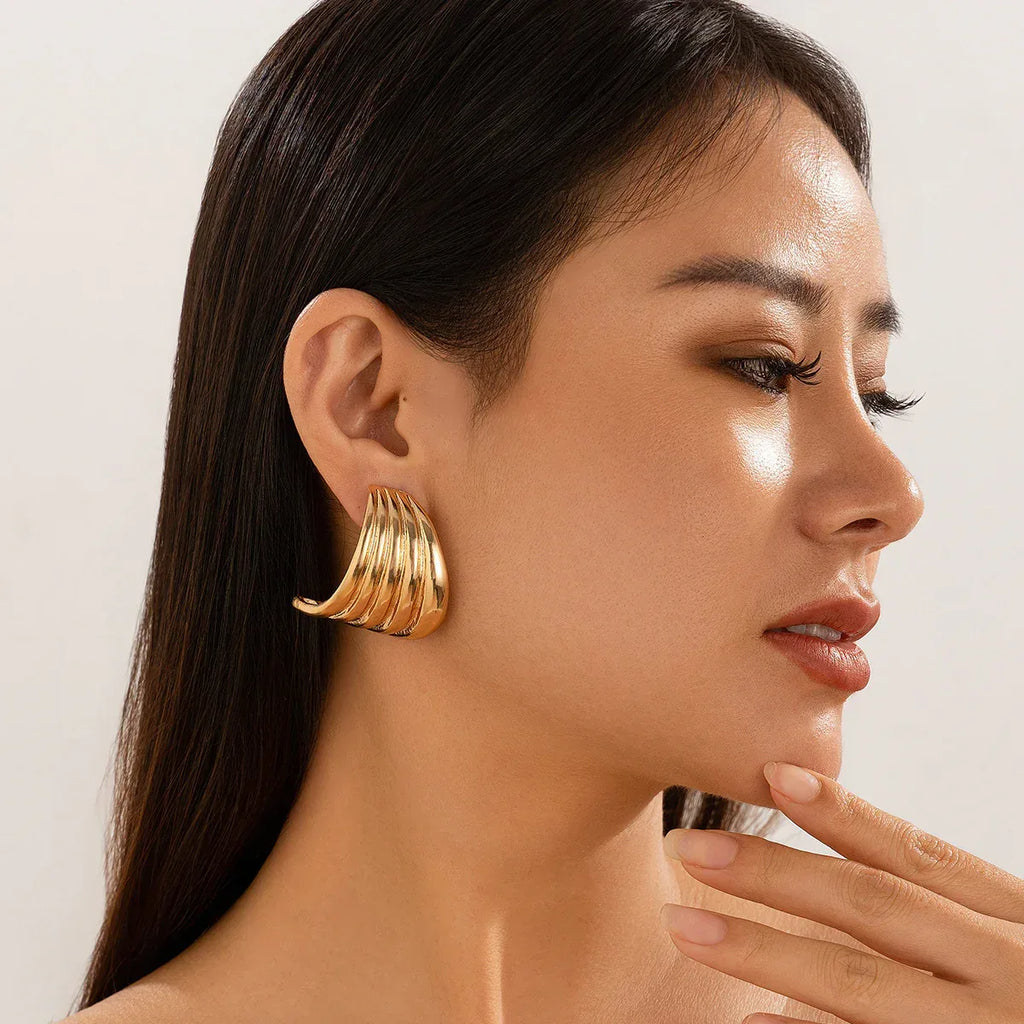 Irregular Water-drop Eardrops Earrings - Viexta
