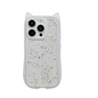 three-dimensional-cat-ears-epoxy-glitter-iphone-case - Viexta