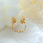 Normcore Hollow Butterfly Ring - Viexta