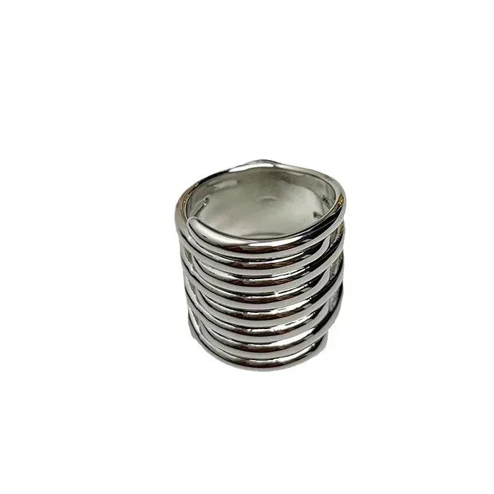 French Multi-layer Coil Ring For Women - Viexta