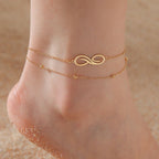 bohemian-infinite-stainless-steel-double-layer-anklet