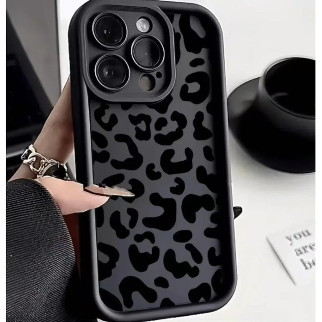 black-leopard-print-iphone-case - Viexta