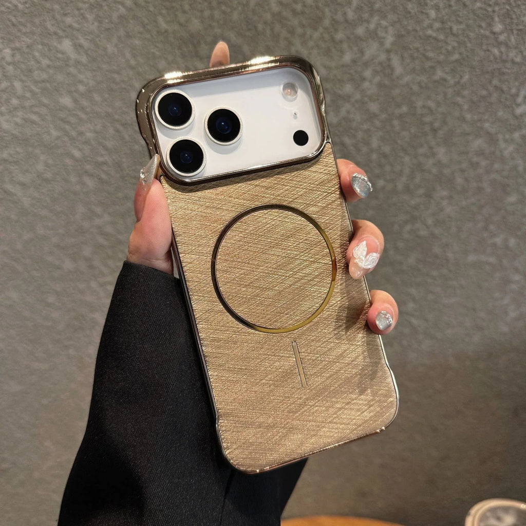 New Electroplating Frameless Magnetic iPhone Case - Viexta