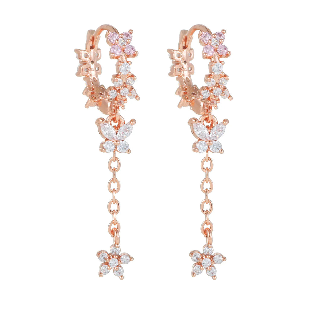 Tassel Water Drop Earrings - Viexta