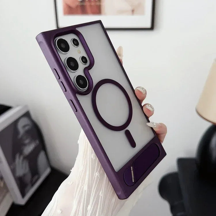 Folding Metal Bracket Samsung Phone Case - Viexta