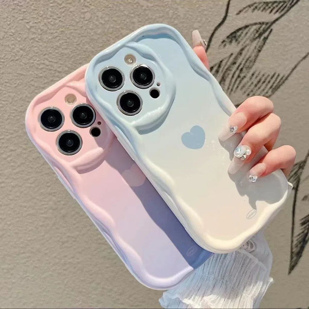 Gradient Love Edging iPhone Case - Viexta