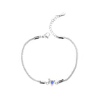 S925 Starry Moonstone Pentagram Bracelet