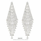 Personality Exaggerating Tassel Earrings