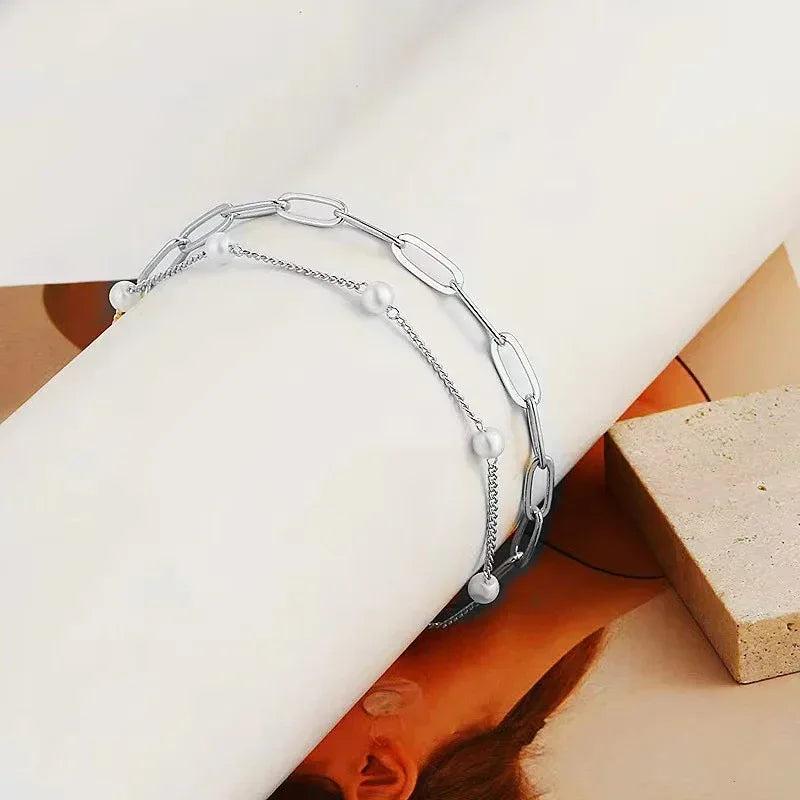Double-layer Pearl Bracelet - Viexta