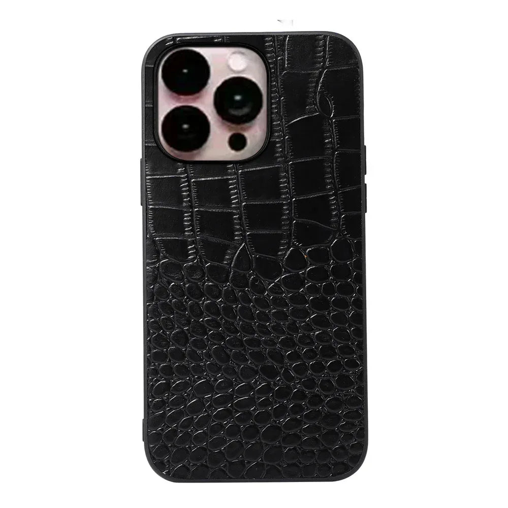 Solid Color Matte Leather iPhone Case - Viexta