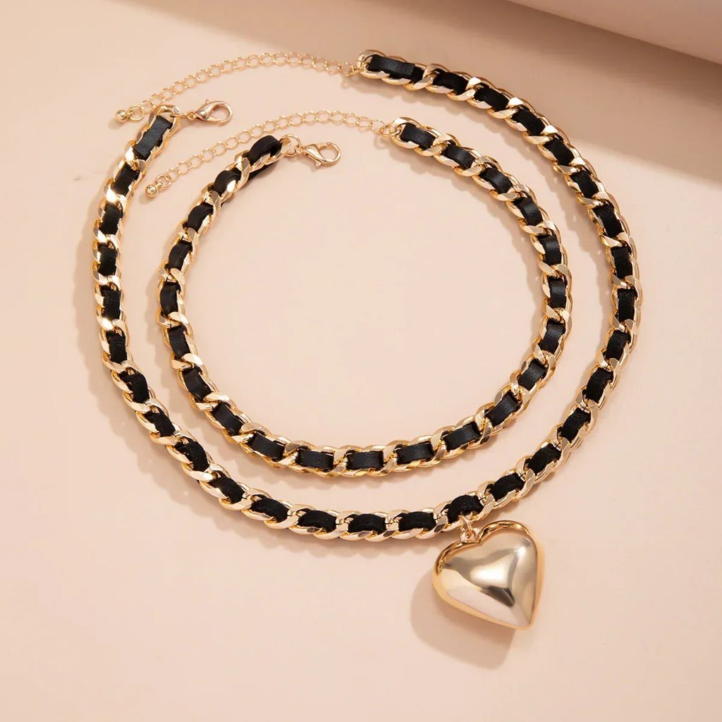 Double-layer Punk Style Neckwear - Viexta
