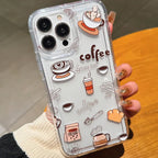 Premium Coffee Airbag Drop-resistant iPhone Cover - Viexta